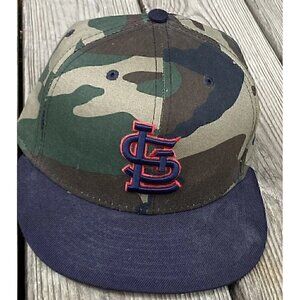 NEW St Louis Cardinals Camouflage New Era  59FIFTY Fitted Hat Size 7